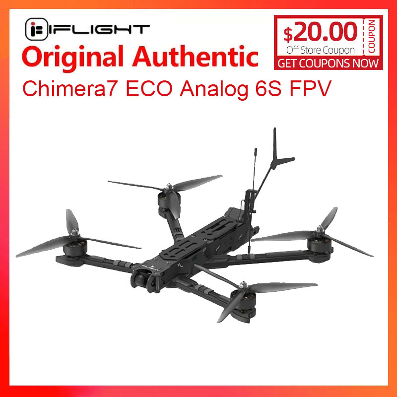 Iflyt Chimera7 Eco 6S FPV โดรน - Iflight Blitz 1.6W 5.8G Vtx บทวิจารณ์และราคา
